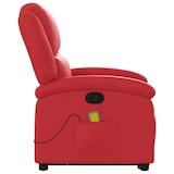 thumbnail of vidaXL Massagesessel mit Aufstehhilfe Rot Kunstleder