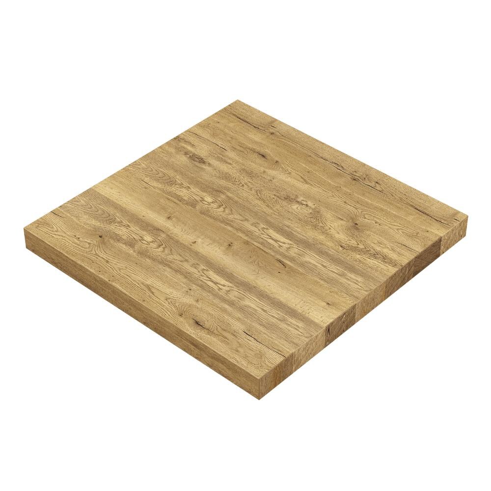 Premium Gastro Tischplatte | Massivholz Asteiche 30mm | 70x70 cm