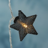 thumbnail of LED Lichterkette  Sterne Dekolichterkette Weihnachten 0,9m schwarz