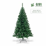 thumbnail of Árbol de Navidad Artificial Verde Quebec con Base Metálica 180cm 7house
