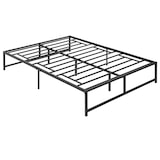 thumbnail of HOMCOM Estrutura de Cama Dupla de Metal com Pés de 35cm 141,5x195x35cm Preto