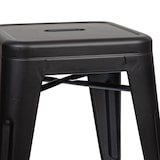 thumbnail of Hocker VANTAGGIO BRUSH seidenmatt schwarz hjh OFFICE
