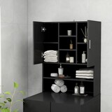 thumbnail of vidaXL Waschmaschinenschrank Schwarz 70,5x25,5x90 cm