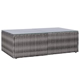 thumbnail of vidaXL 8-tlg. Garten-Lounge-Set mit Auflagen Poly Rattan Grau