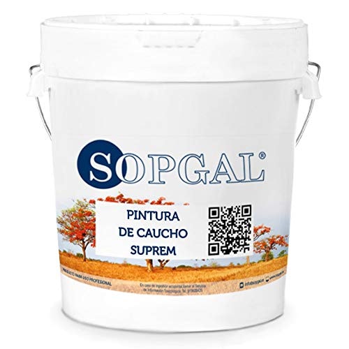 Tinta de Borracha Supreme (20kg - Branca) - Resina impermeabilizante para terraços, decks e telhados
