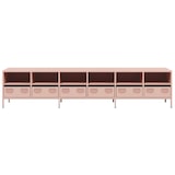 thumbnail of vidaXL TV-Schrank Rosa 202x39x43,5 cm Kaltgewalzter Stahl