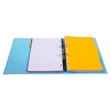thumbnail of Exacompta  Cod. 53502E - Registratore a leva Prem'Touch dorso 50mm, esterno/interno rivestito con PVC - 29x32cm azzurro  - Confezione da  10 pz.