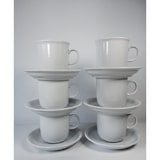 thumbnail of 6 x Becher mit Henkel 0,28 l 2-tlg. - THOMAS TREND - Dekor Weiß - 1 Set