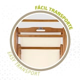 thumbnail of Tumbona plegable de Madera acacia Aktive Garden