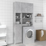 thumbnail of vidaXL Badezimmerschrank Betongrau 32x25,5x190 cm Holzwerkstoff