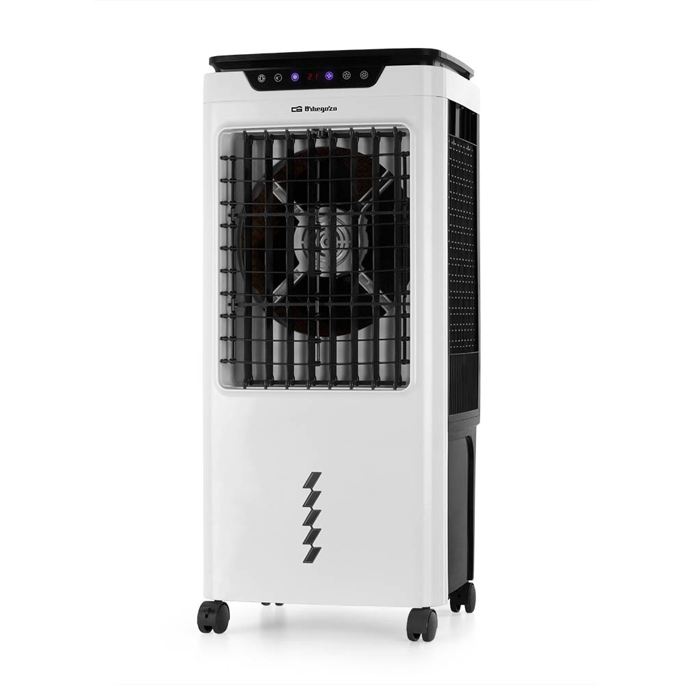 Orbegozo climatizador evaporativo 3 en 1 AIR 55, 3 velocidades, depósito de agua de 35 litros, temporizador, mando a distancia, 2 modos, 150 W