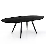 thumbnail of Oreste Luchetta Tavolo allungabile OMEGA BLACK piano realizzato in MDF finitura legno Nero H.75 x P.93 x L.160 cm