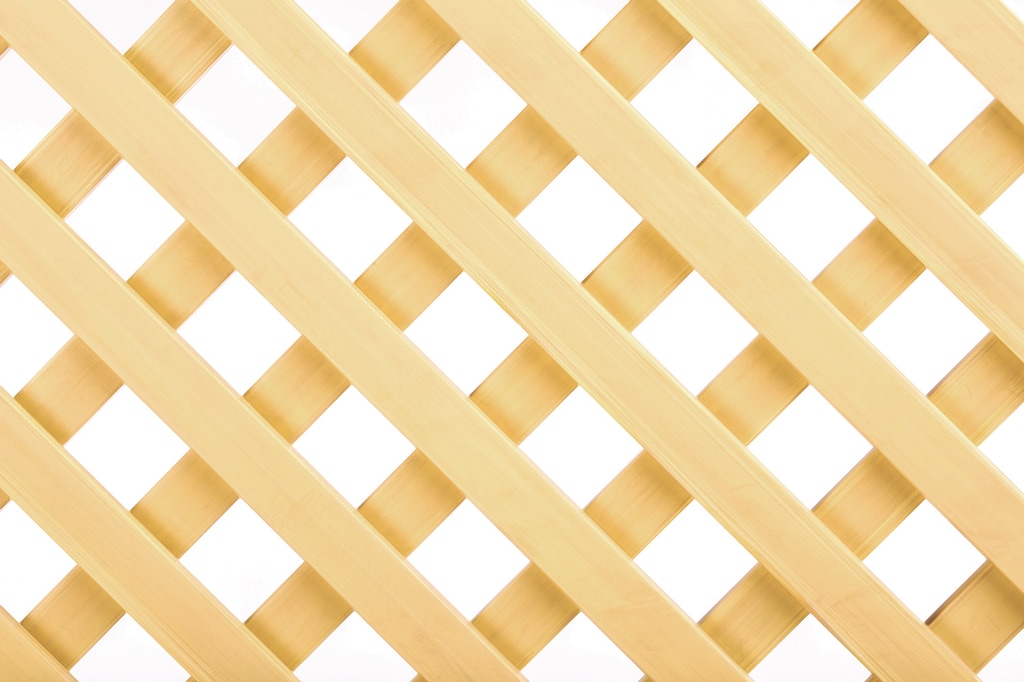 Celosía PVC  DECORY QUADRA 48mm 1x2m BAMBU
