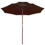 thumbnail of Helloshop26 - Parasol double avec mât en bois terre cuite 270 cm 02_0008444