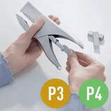 thumbnail of Leitz Cucitrice a Pinza, Capacità fino a 40 Fogli, Caricamento Posteriore, Per l'uso con Punti P3 (24/6, 26/6) o P4 (24/8), 55490081, Confezione da 5