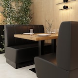 thumbnail of Gastro Sitzbank Amsterdam | 120 cm breit | Schwarz | Vertikal gestreift | Dinerbank