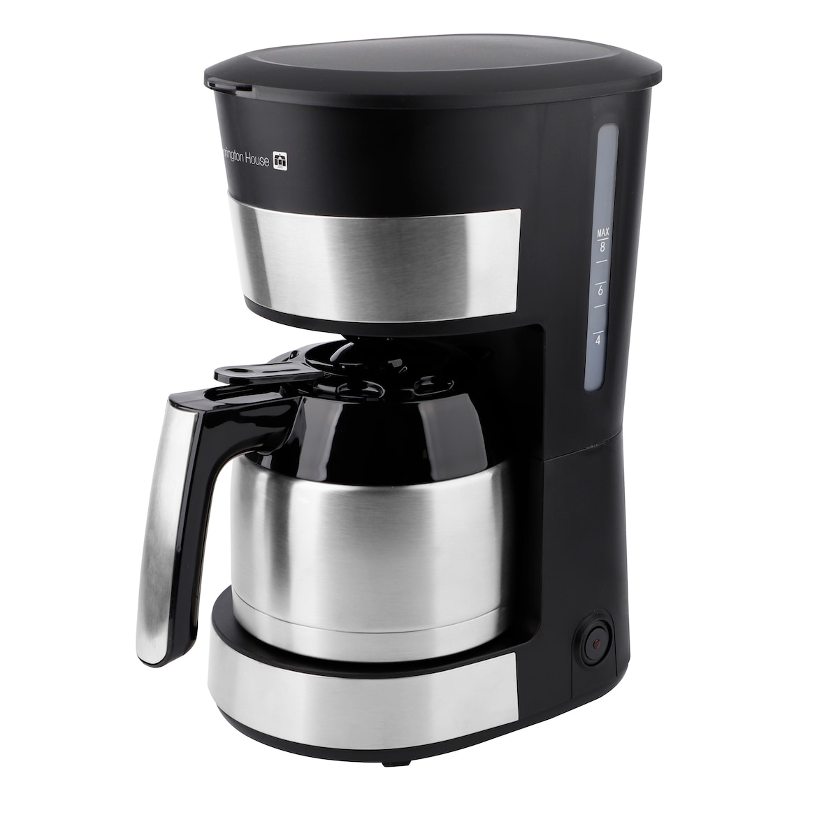 Tarrington House Cafetera CME132468, acero inoxidable, 1 litro, 800 W, plata/negro