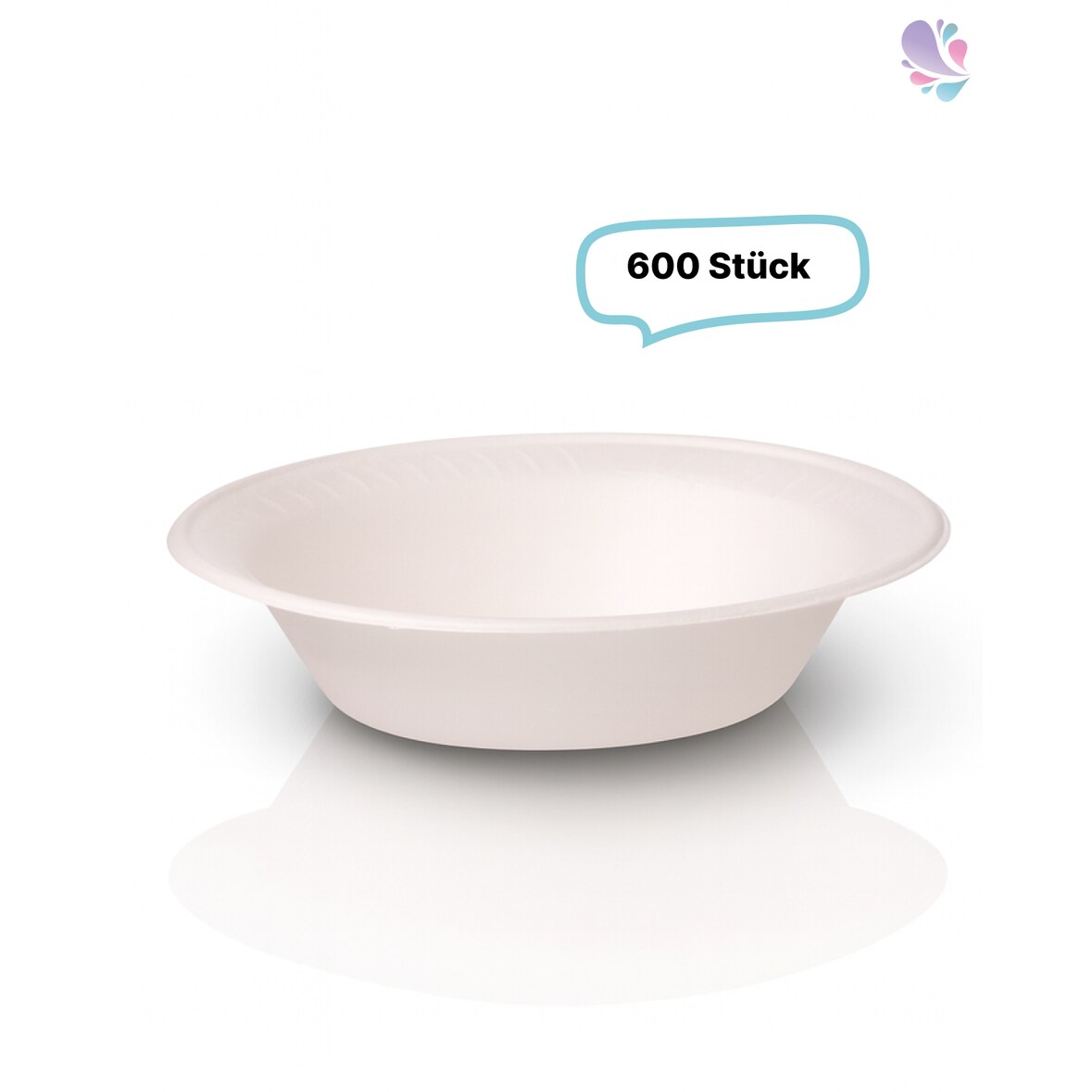 Salatboxen Salatschalen G2 400 ml aus Bagasse 600 Stück, to go, take away, biologisch abbaubar, umweltfreundlich