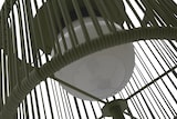 thumbnail of Stehlampe mit Ablagetisch lindgrün