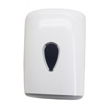 thumbnail of Dispensador papel bobina mecha blanco/gris