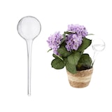 thumbnail of Relaxdays Bewässerungskugel 2er Set, dosierte Pflanzen Bewässerung, Blumentopf, Gießhilfe Büro, Glas Ø 9 cm, transparent