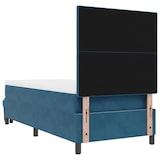 thumbnail of vidaXL Boxspringbett mit Kopfteil Dunkelblau 200 x 90 cm Samt