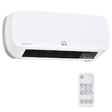 thumbnail of HOMCOM Aquecedor Cerâmico de Parede 1000W/2000W com Controle Remoto 3 Modos de Aquecimento Temporizador de 12h Termostato e Proteção