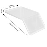 thumbnail of GILAC Couvercle pour bac à ingrédients 40 L et 80 L - - L - Transparent G144725
