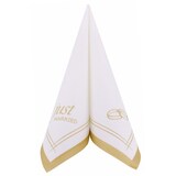 thumbnail of Airlaid Serviette Just Married in Gold, 40 x 40 cm, 50 Stück - APARTina