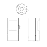 thumbnail of Poêle à Bois Oscar 8,2 kW Sannover