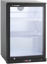 thumbnail of GastroHero Barkühlschrank ECO 130 schwarz 138 Liter Getränkekühlschrank unterbaufähig LED Umluftkühlung Glastür