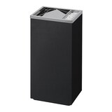 thumbnail of Danieli Store | Papelera con cenicero de pie para exterior negro | Papelera con tapa giratoria | 17 L