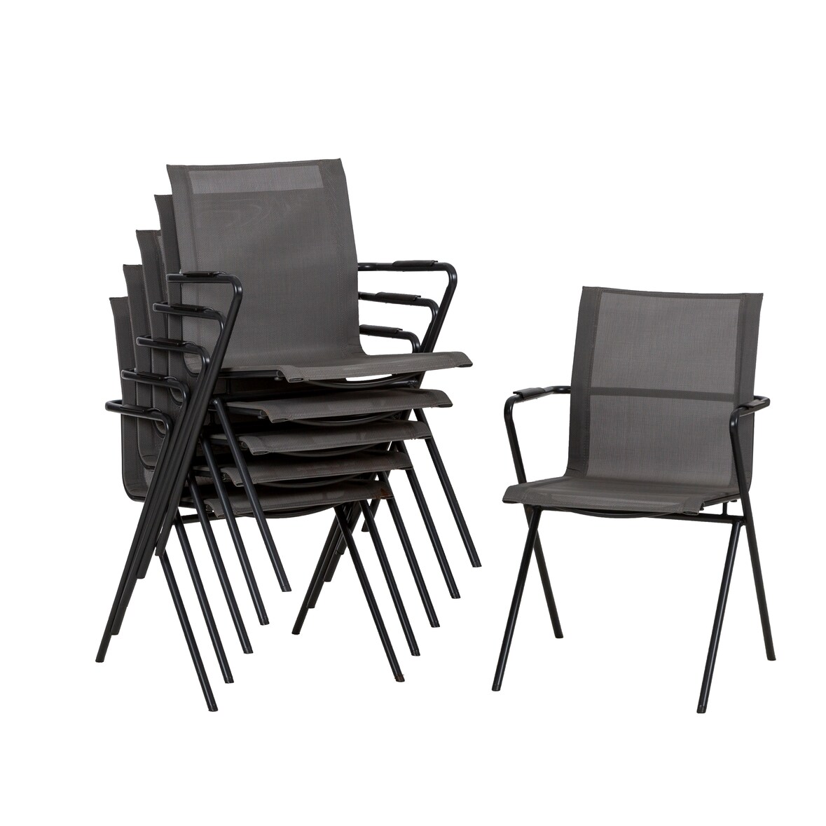 acamp 6x Stapelstuhl Alpha tex