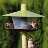 thumbnail of Vogelfutterhaus "Finch" grünØ 28x17 cm, Kunststoff