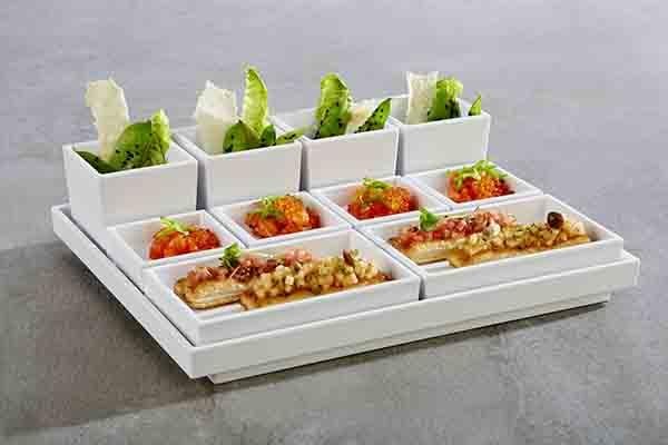 APS Bento Box/Auslagenschale/Buffetschale -ASIA PLUS-7,5 x 7,5 cm, H: 3 ...