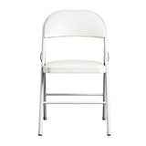 thumbnail of Silla Blanca Plegable Premium Asiento y Respaldo Acolchado en Polipiel PU – Diseño Ergonómico y Cómodo (78x45x45 cm)