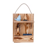 thumbnail of Evila Originals, Ovoid- MST2311, Natürlich, Schlüsselbretter, 31 cm x 24 cm x 8 cm, Holzschlüsselkette mit Tasche