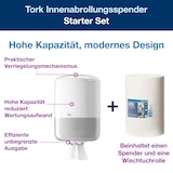thumbnail of Tork Starter Pack mit Mini Innenabrollungsspender Weiß M2, einhändige Bedienung, Spender und 1 × Nachfüllpackung, 959000