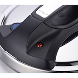 thumbnail of Olla de presión express COSHANO de acero inoxidable, 4 litros, para inducción, fuego, vitrocerámica, gas con bloqueo