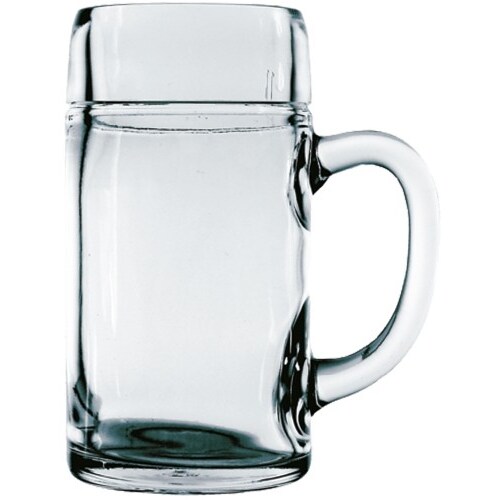 6x Styria Maßkrug 126,5cl 1l /-/ Stölzle-Oberglas 