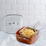 thumbnail of San Ignacio Optimum Copper quadratische Pfanne 24x24cm Induktion aus gepresstem Aluminium.