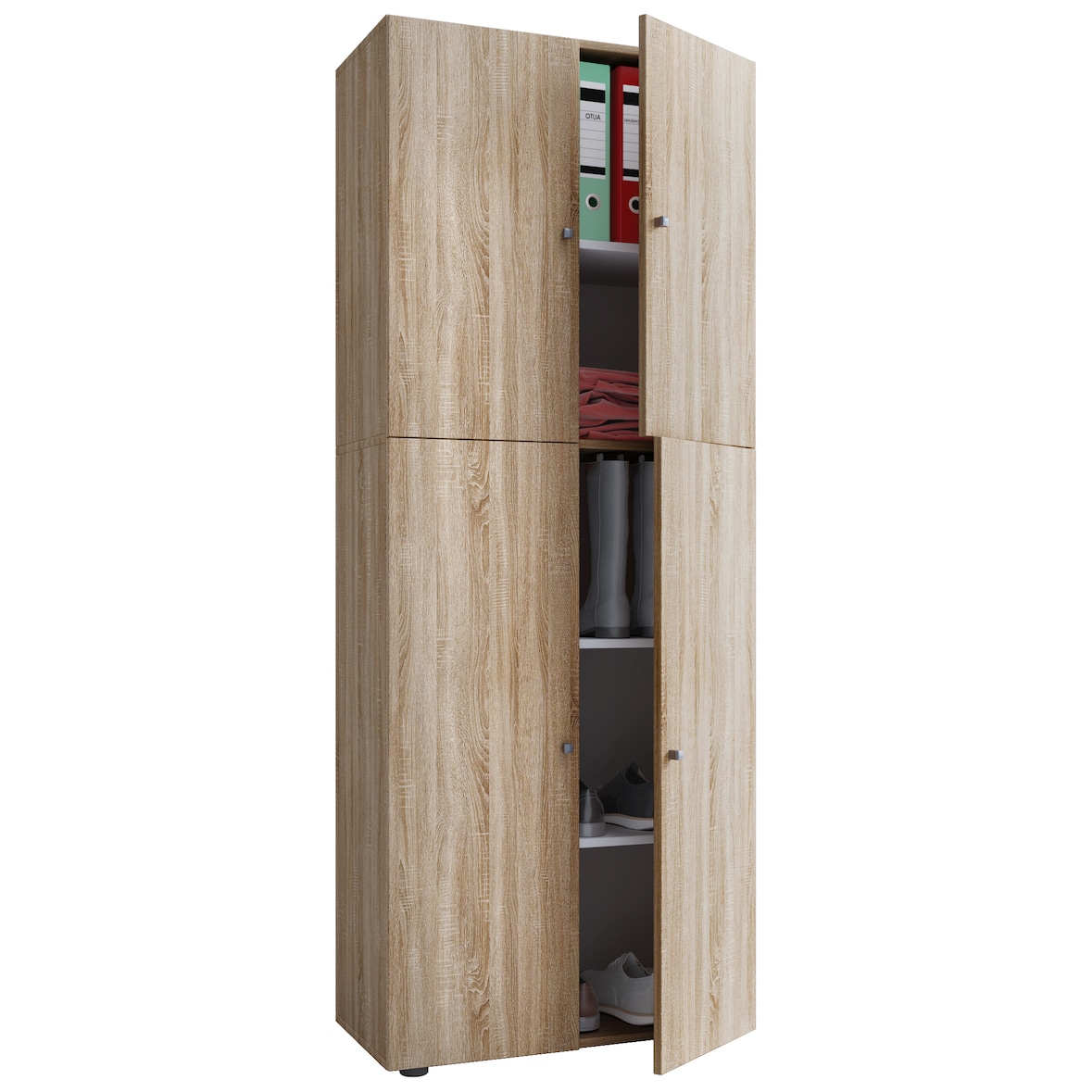 VCM Kleiderschrank Lona Sonoma-Eiche (Sägerau) B. 70 x  H. 184 x T. 40 cm