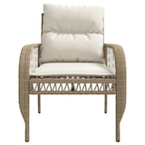 thumbnail of vidaXL 4-tlg. Garten-Sofagarnitur mit Kissen Beige Poly Rattan