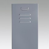 thumbnail of C+P Umkleidespind 803030S10000 m.Sitzbank 3Abteile lgr/lgr