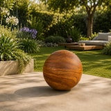 thumbnail of Bola decorativa jardín Rainbow piedra arenisca pulida diámetro 20 cm ocre marrón 12 kg