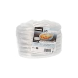 thumbnail of Starpak 120 Deckel PET für Schalen oval 1 cm x 10,5 cm x 15,5 cm glasklar "Cella" (90447, 4x30 Stück)