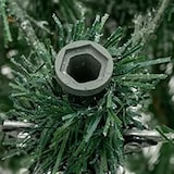 thumbnail of COSTWAY Árbol de Navidad artificial de 136 cm con nieve e iluminación, árbol de Navidad con 150 luces LED blancas cálidas