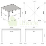 thumbnail of Weide E-Deluxe elektrische Pergola Voll-Aluminium 3,6x4m mit Lamellendach weißㅤ