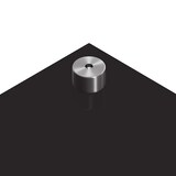 thumbnail of vidaXL Keuken Achterwand Zwart 100 x 60 cm gehard glas
