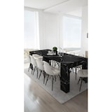 thumbnail of Cybert tavolo consolle allungabile ceramica 50-300x78 cm 12 posti - nero venato
